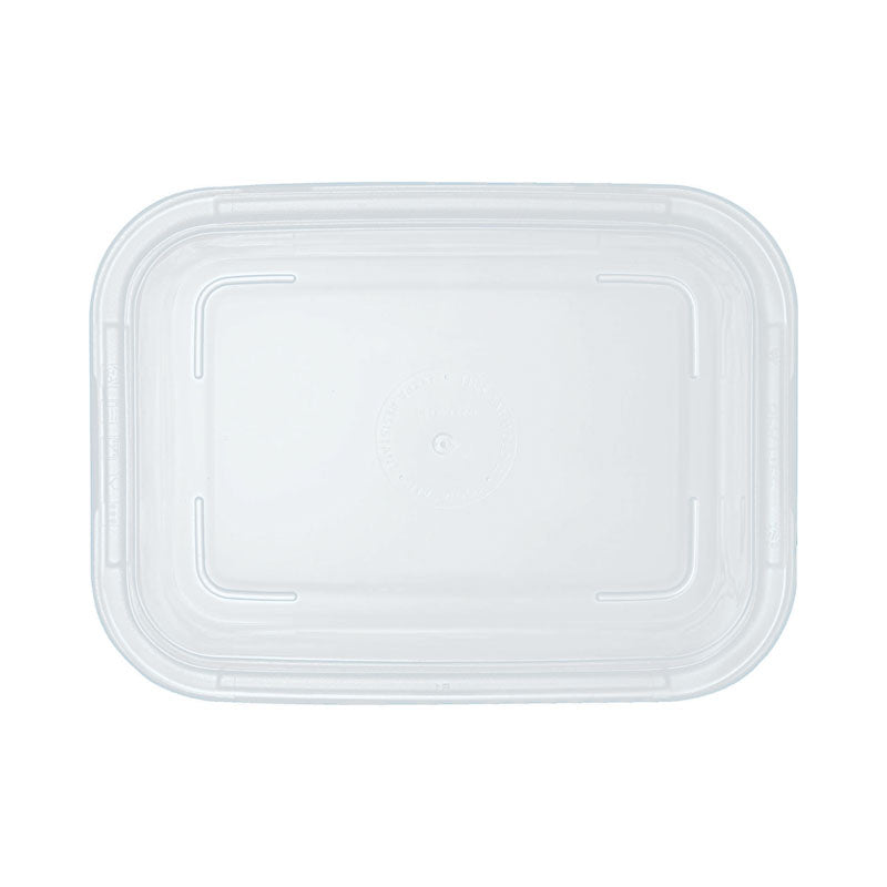 COUVERCLE RECTANGULAIRE FOOD BOX 186X137MM BLANC POLYPROPYLENE – Conservation – HygiRéa