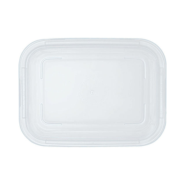 COUVERCLE RECTANGULAIRE FOOD BOX 186X137MM BLANC POLYPROPYLENE – Conservation – HygiRéa