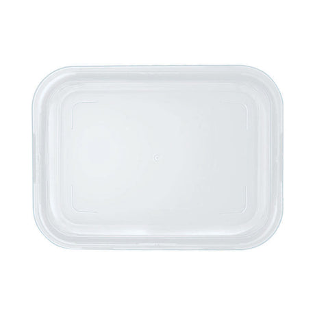 COUVERCLE RECTANGULAIRE FOOD BOX 214X158MM BLANC POLYPROPYLENE – Conservation – HygiRéa