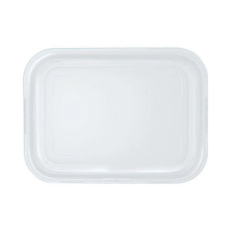 COUVERCLE RECTANGULAIRE FOOD BOX 214X158MM BLANC POLYPROPYLENE – Conservation – HygiRéa