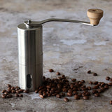 MOULIN À CAFÉ À MANIVELLE ACIER INOXYDABLE ISAAK – Café et thé – HygiRéa