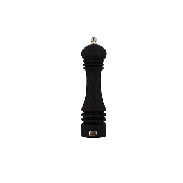 MOULIN À POIVRE RECYCLÉ 23CM EN BOIS DE HÊTRE NOIR – Moulin et condiment – HygiRéa