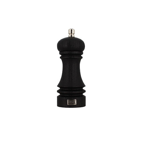MOULIN À POIVRE RECYCLÉ 15CM EN BOIS DE HÊTRE NOIR – Moulin et condiment – HygiRéa