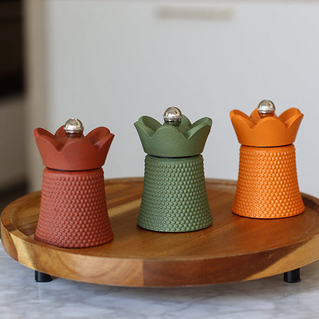 MOULIN À POIVRE/SEL EN FONTE ET ACIER CURRY HT8CM HAWAI – Moulin et condiment – HygiRéa