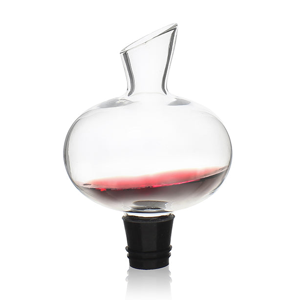 AÉRATEUR À VIN VERSEUR DELUXE EN VERRE ET SILICONE DELUXE – Accessoire du vin – HygiRéa