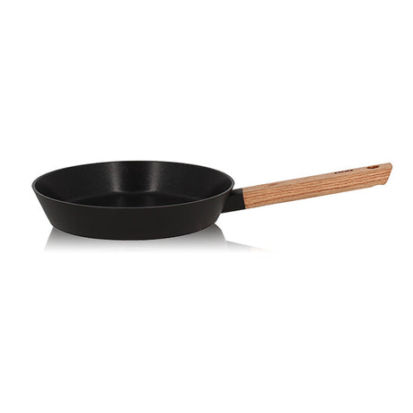 POÊLE ECTOR INDUCTION EN ALUMINIUM ET MANCHE EN BOIS 24 CM – Poêle, poêlon et sauteuse – HygiRéa