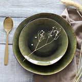 ASSIETTE DESSERT META
20.5CM EN GRÈS VERT