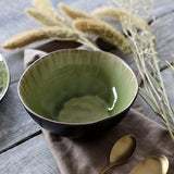 COUPELLE META 17,5CM EN GRÈS VERT – Complément table – HygiRéa