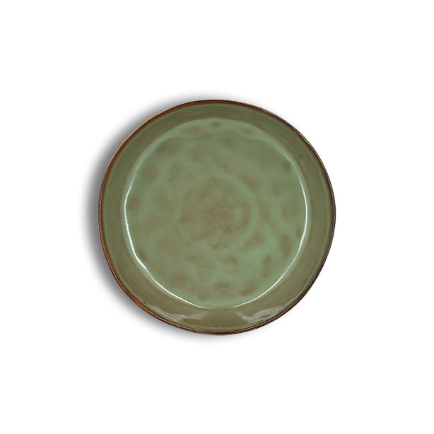 ASSIETTE COUPE BARBADE
20CM EN GRÈS VERT
CLAIR
