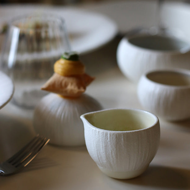 SAUCIÈRE URUS 10CL EN PORCELAINE BLEU ET BLANC – Accessoire de table – HygiRéa