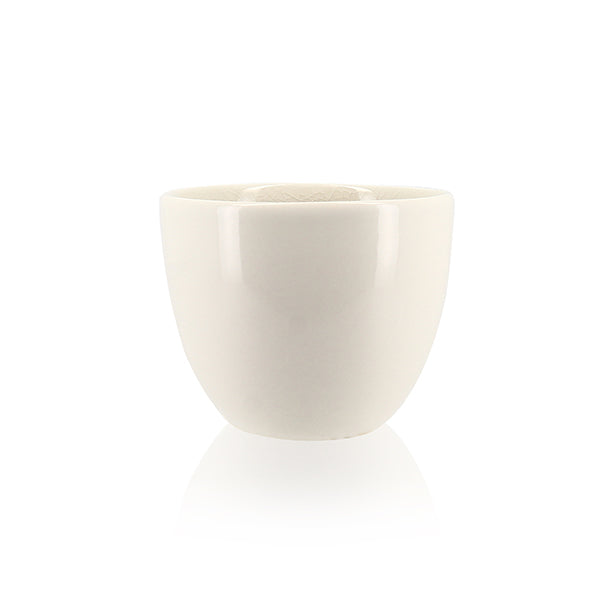 TASSE CAP 13CL EN GRÈS BLANC ET GRIS – Petit déjeuner – HygiRéa