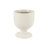 COQUETIER CAP HAUTEUR 6CM EN GRÈS BLANC ET GRIS – Accessoire de table – HygiRéa