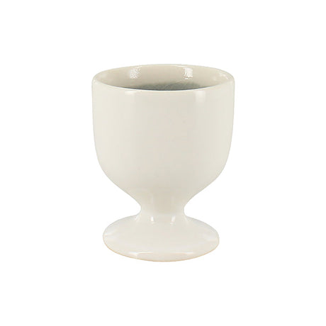 COQUETIER CAP HAUTEUR 6CM EN GRÈS BLANC ET GRIS – Accessoire de table – HygiRéa