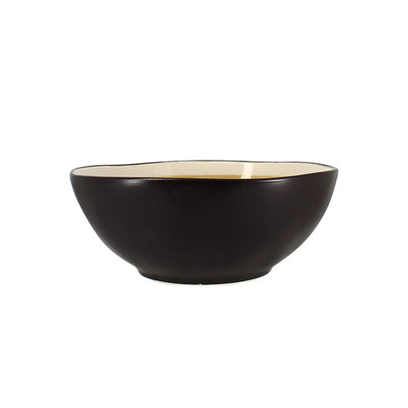 BOL BALATA 600ML EN GRÈS JAUNE ET MARRON – Petit déjeuner – HygiRéa