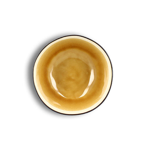 BOL BALATA 600ML EN GRÈS JAUNE ET MARRON – Petit déjeuner – HygiRéa
