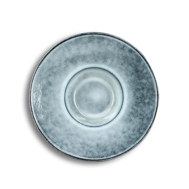ASSIETTE GOURMET ARONAL 27CM EN GRÈS BLEU – Assiette – HygiRéa