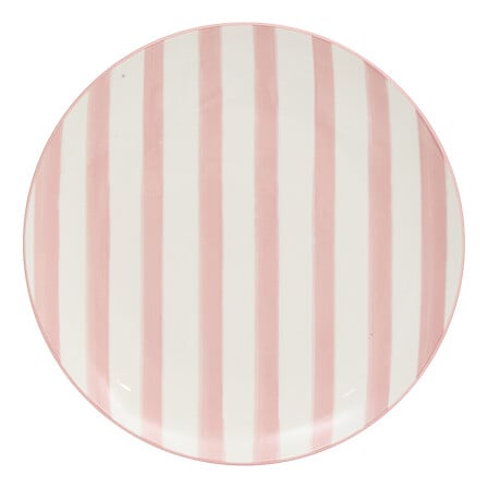 Assiette plate Charlie diam 27 cm rose