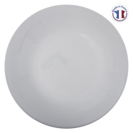 Assiette plate Jeanne diam 27 cm blanc