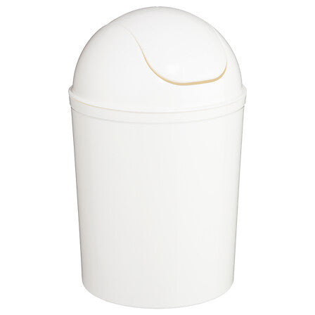 Poubelle 7l blanc