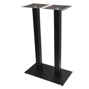 ENTRY PIETEMENT MANGE DEBOUT DOUBLE NOIR – Pied de table intérieur – HygiRéa
