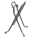 BRETAGNE PIET. PLIABLE SIMPLE - GRIS ARGENT GT – Pied de table – HygiRéa
