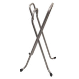 BRETAGNE PIET MANGE DEBOUT SIMPLE - GRIS ARGENT GT – Pied de table – HygiRéa