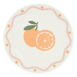 Assiette à dessert Fruity diam 19 cm orange