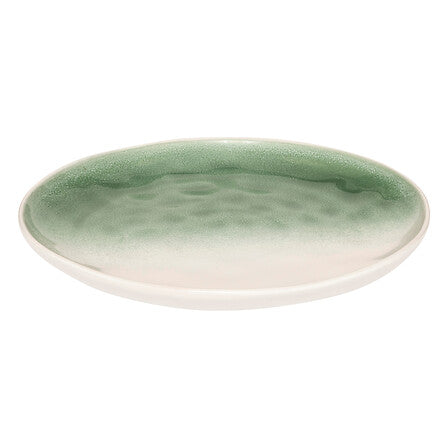 Assiette plate Mala diam 27 cm grès vert