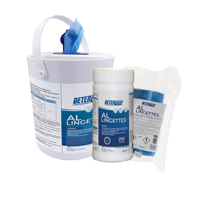 DETERQUAT AL LINGETTES (NF) – Désinfectant surfaces sans rinçage - Prêt à l'emploi – HygiRéa