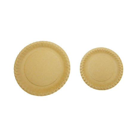 Assiettes carton kraft – Assiettes Jetables – HygiRéa
