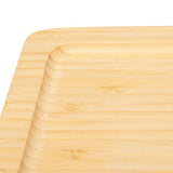 ASSIETTE DE PRÉSENTATION RIO CARRÉ 25 X 25 CM BAMBOU