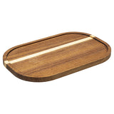 ASSIETTE DE PRESENTATION 30 X 20CM ACACIA - LOT DE 12