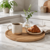 ASSIETTE PRESENTATION DIAM 20CM ACACIA