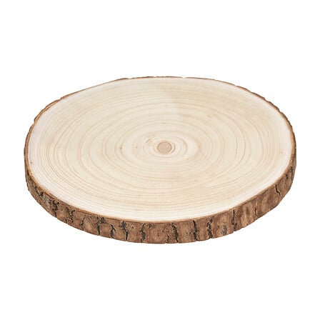 ASSIETTE PRÉSENTATION DIAM 28-30 CM ÉCORCE
