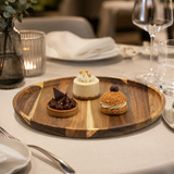 ASSIETTE PRESENTATION DIAM 30CM ACACIA