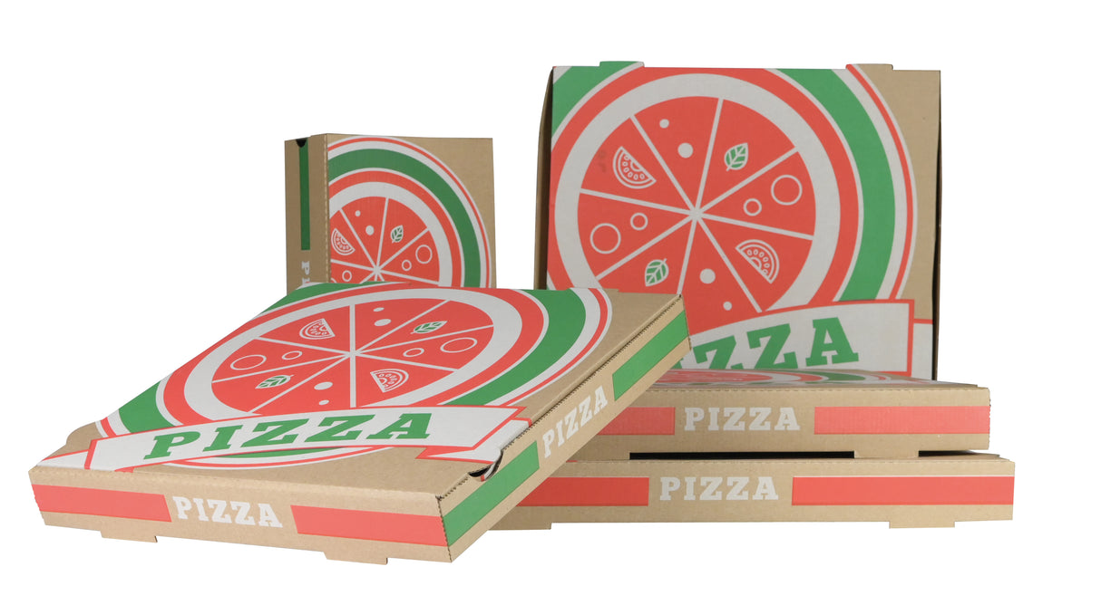Boite Pizza Kraft Brun – Boite Pizza – HygiRéa