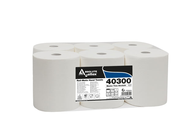 MASTER TIME-Rouleau Essuie-Main sans perforation – Essuyages Papiers – HygiRéa