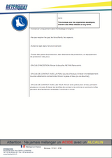 DETERQUAT AMC – Degraissant Désinfectant - concentré - chlorés - moussant – HygiRéa