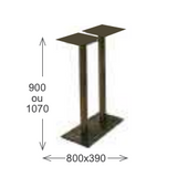 Pied Métal Indus Haut Extérieur / Intérieur