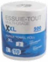 ESSUIE TOUT BLANC 500 FORMATS – Essuyages Papiers – HygiRéa