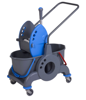 GIOTTO seau bi-bac 15/15 litres PRESS I – Chariots de Lavage – HygiRéa