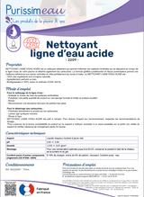 NETTOYANT LIGNE D'EAU ACIDE ECOCERT (pulvé)