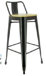 AUSTIN CHAISE HAUTE METAL ASSISE PIN NATUREL