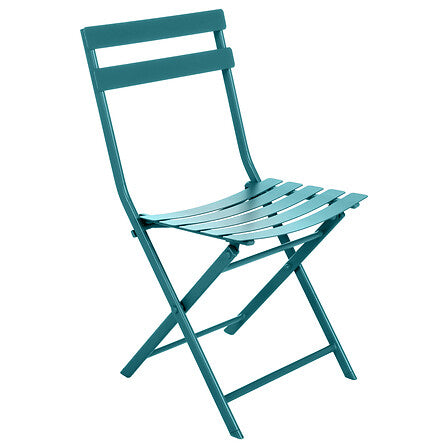 CHAISE PLIANTE GREENSBORO BLEU CANARD