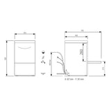 LAVE-VERRES - PANIER 350 x 350 MM - FAST135V1