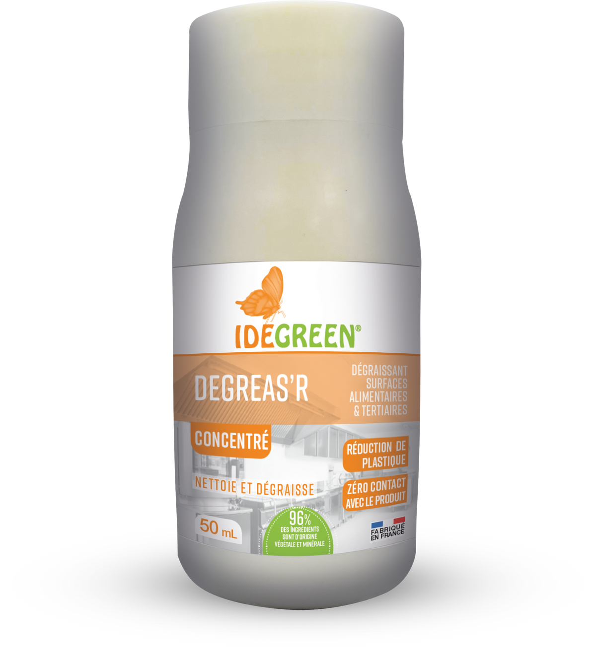 Concentrated DEGREASER for FOOD AND COMMERCIAL SURFACES