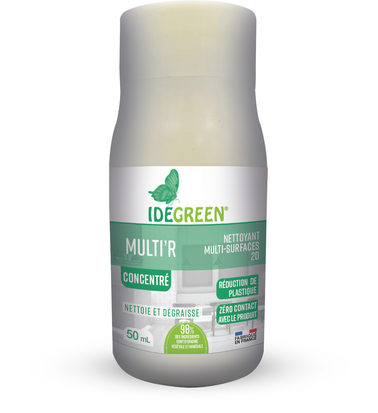 MULTI'R ECOLABEL - NETTOYANT MULTI-SURFACES 2D CONCENTRÉ
