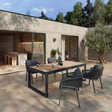 FAUTEUIL ORIENGO ALUMINIUM ANTHRACITE