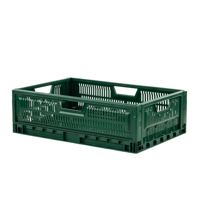 CAISSE PLIABLE 600x400x190 36 L VER – Caisse ajourée – HygiRéa