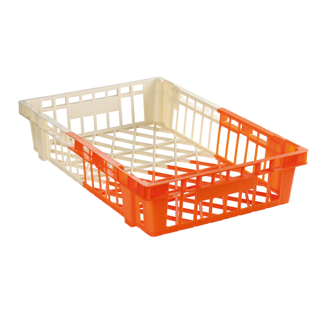 CAISSE LEGERE 600X400 20 L IV/ORG – Caisse ajourée – HygiRéa